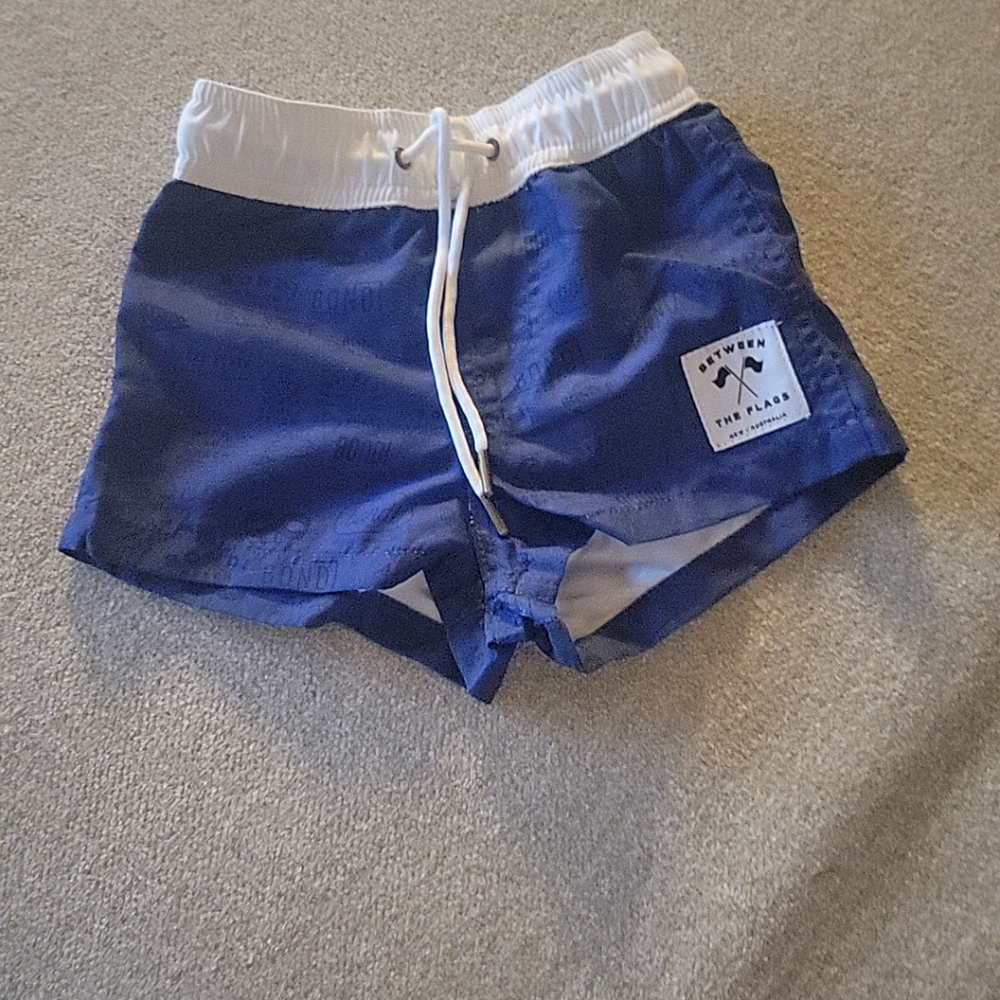 Between the flags boys swim trunks